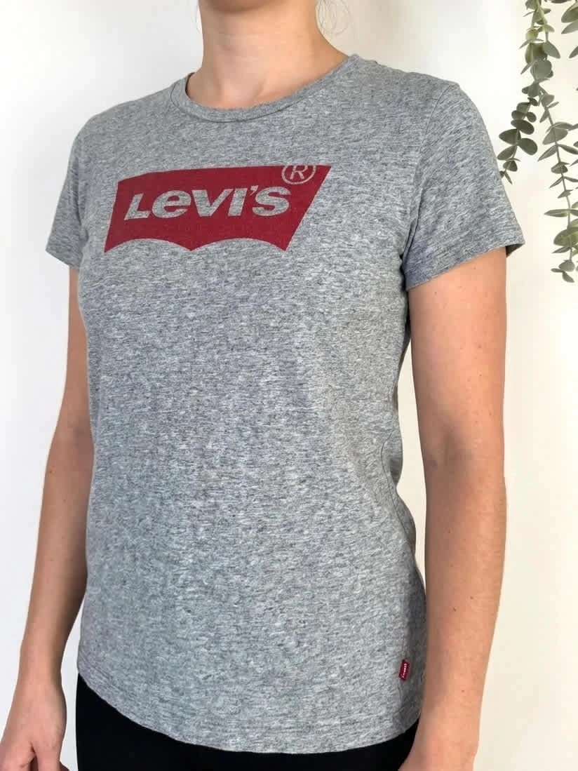 T-shirt Levi’s gris chiné logo rouge taille S - FP2512232