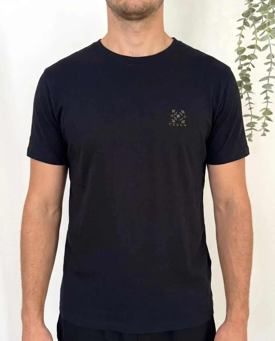 T-shirt coton Oxbow noir imprimé graphique dos taille M - FP2512122