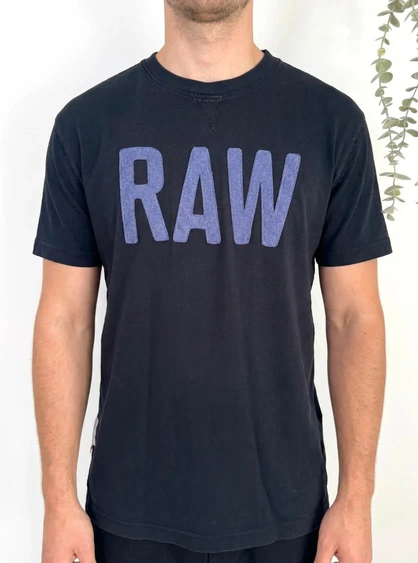 T-shirt coton G-Star RAW noir logo poitrine taille XXL - FP2512205