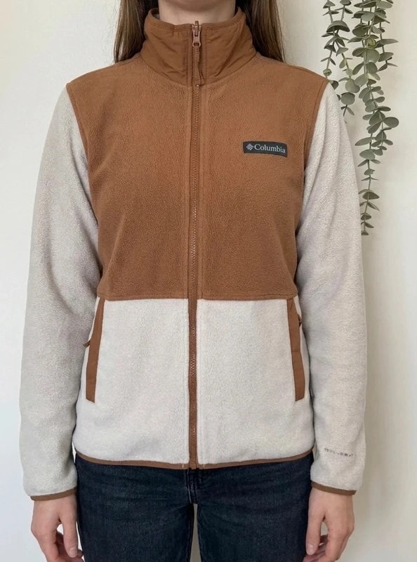 Veste polaire Columbia Interchange Omni Heat écru camel femme taille M - FP260986