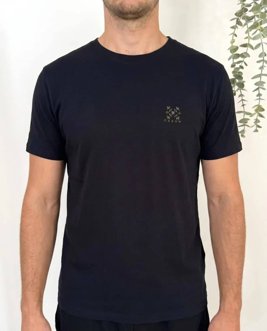T-shirt coton Oxbow noir imprimé graphique dos taille M - FP2512122