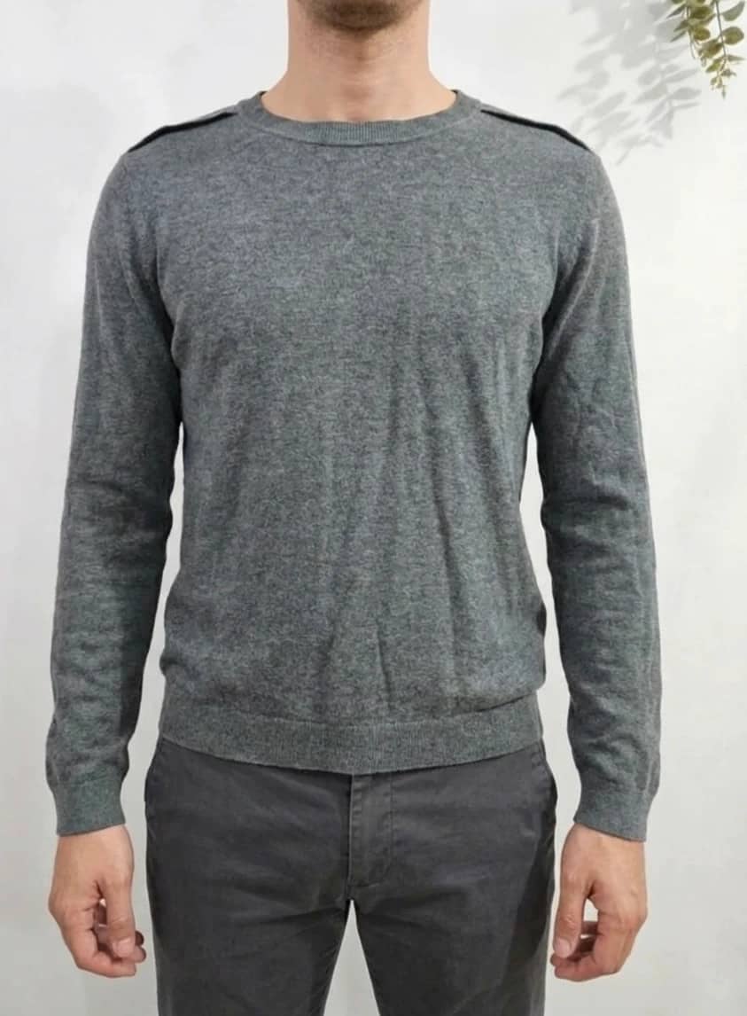 Pull fin gris Homme IKKS taille L