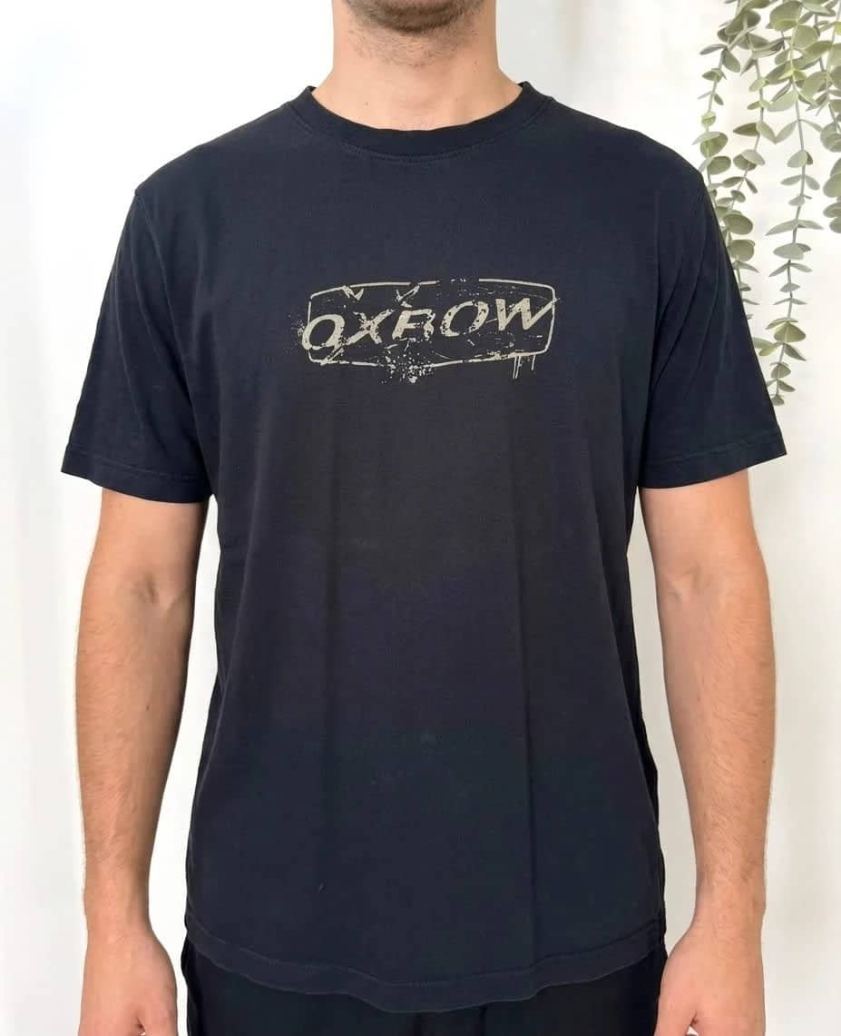 T-shirt coton Oxbow noir imprimé vintage taille XXL - FP2512120