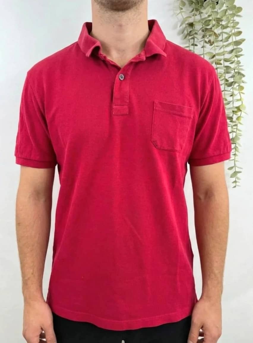 Polo rouge Bramante 100% coton taille XL