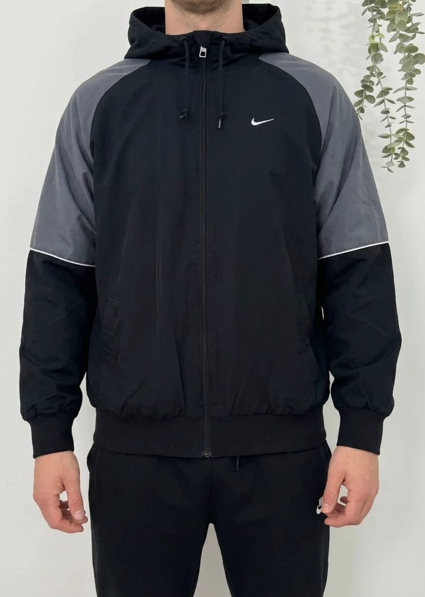 Veste Nike noire et grise coupe sport taille XL