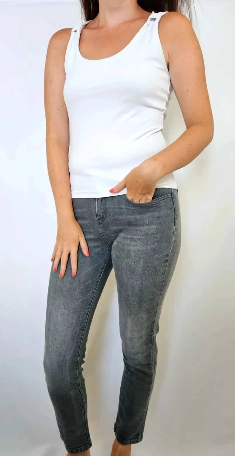 Jean gris stretch Denim Zapa taille 38