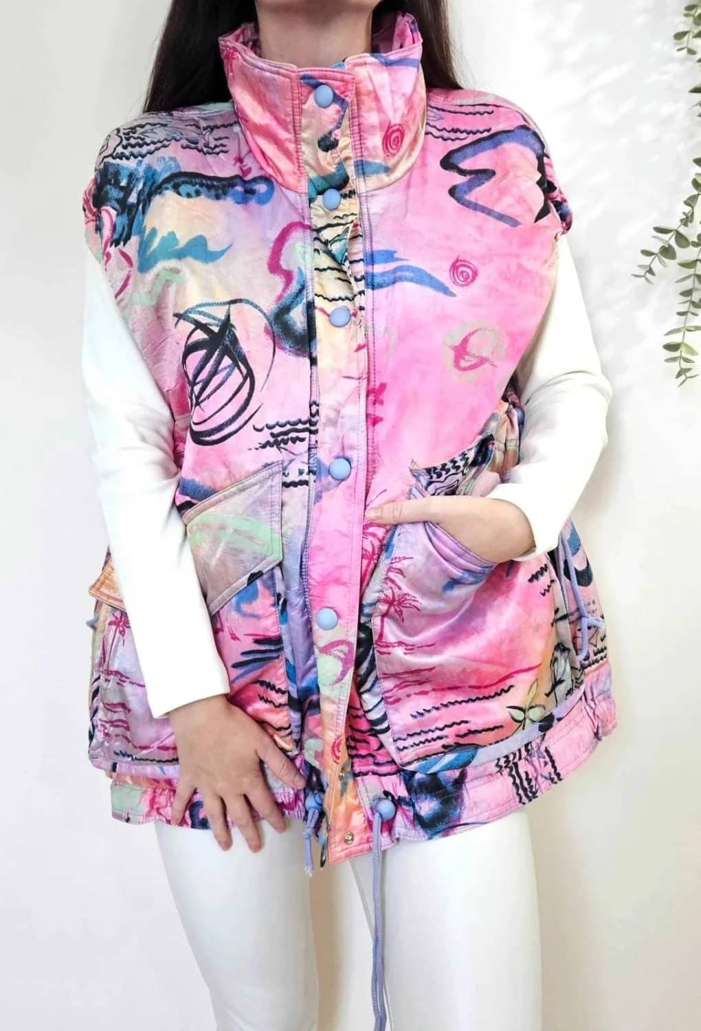 Doudoune sans manches vintage Rodeo 80s 90s taille 40