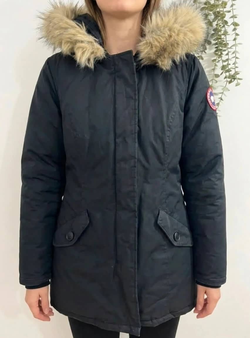 Parka noire avec capuche Tracks taille M