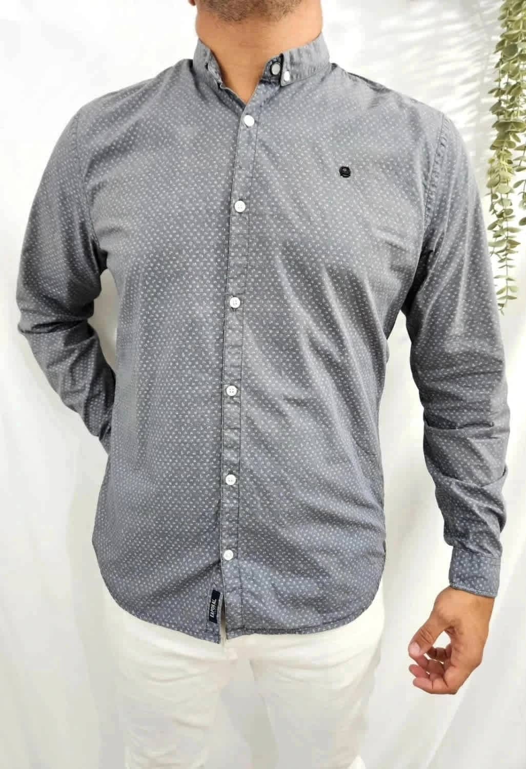 Chemise grise Kaporal à motifs taille XL
