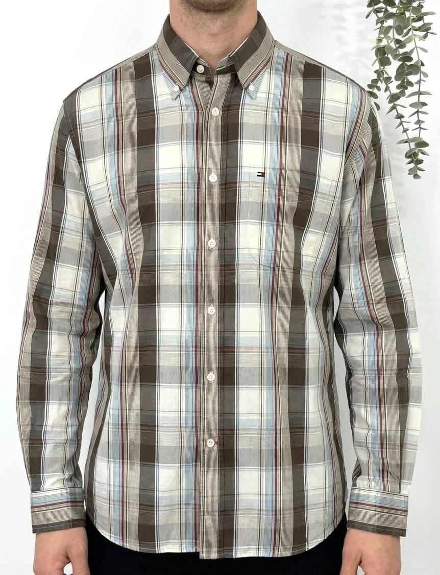 Chemise à carreaux Tommy Hilfiger multicolore taille M - FP260138