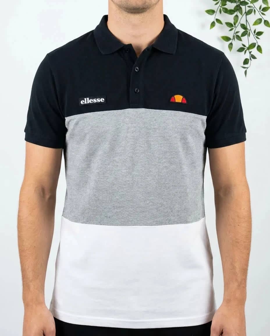 Polo tricolore Ellesse taille S