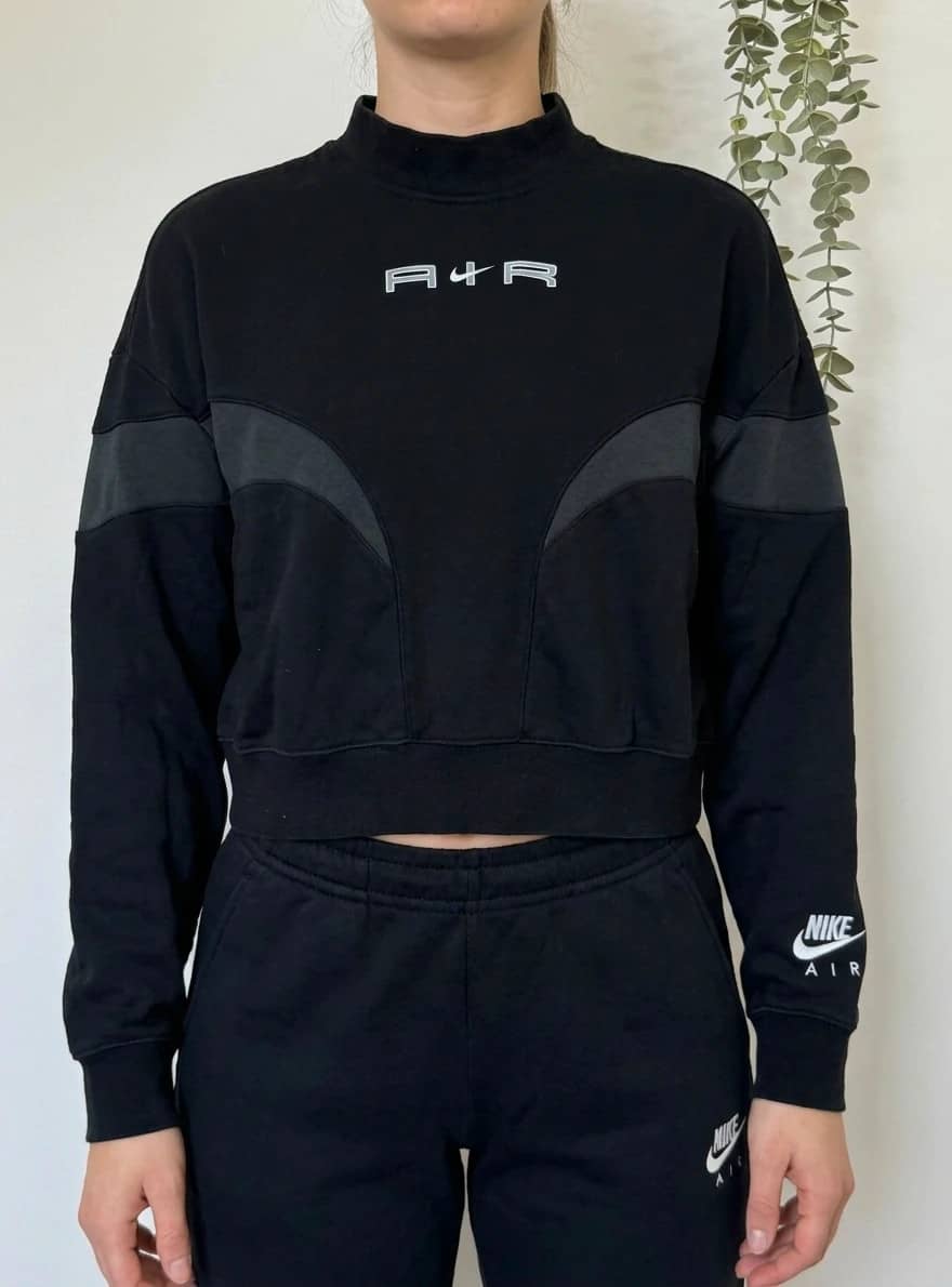 Sweat crop Nike Air noir taille M