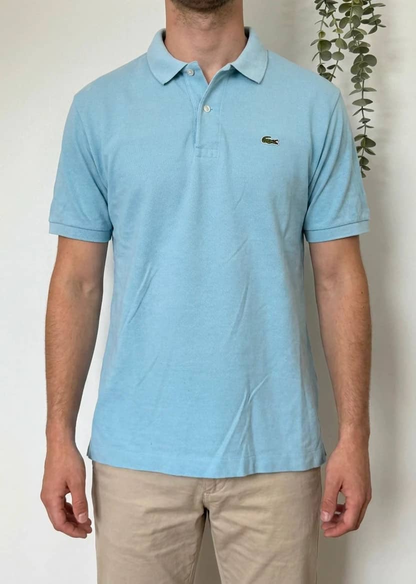Polo piqué Lacoste bleu ciel taille 7/XL - PP2603260