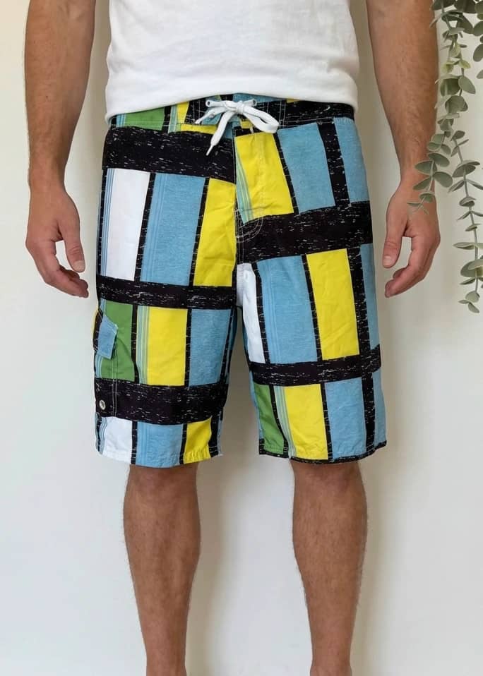 Short de bain Edge Water multicolore taille 34/M - PP2603201