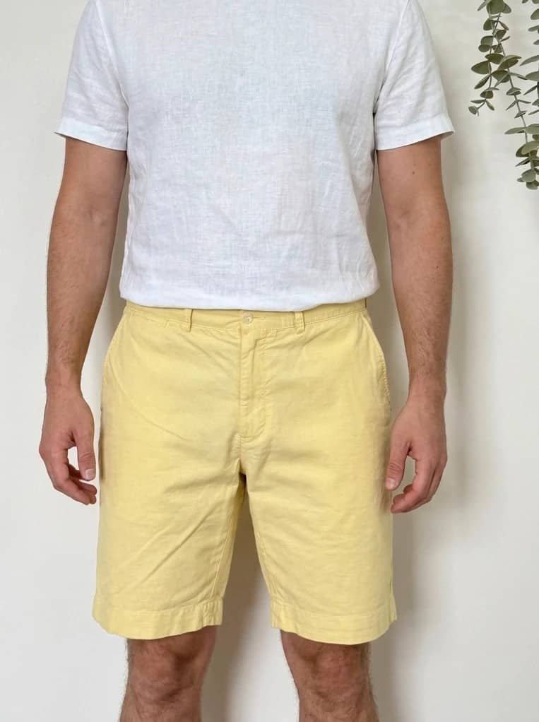 Short chino Polo Ralph Lauren jaune pâle taille W36 - PP2603152