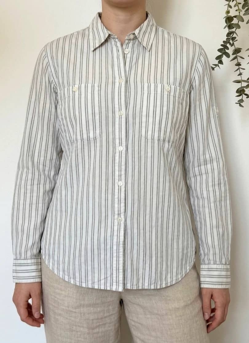 Chemise rayée Lauren Ralph Lauren écru taille L - SC260591