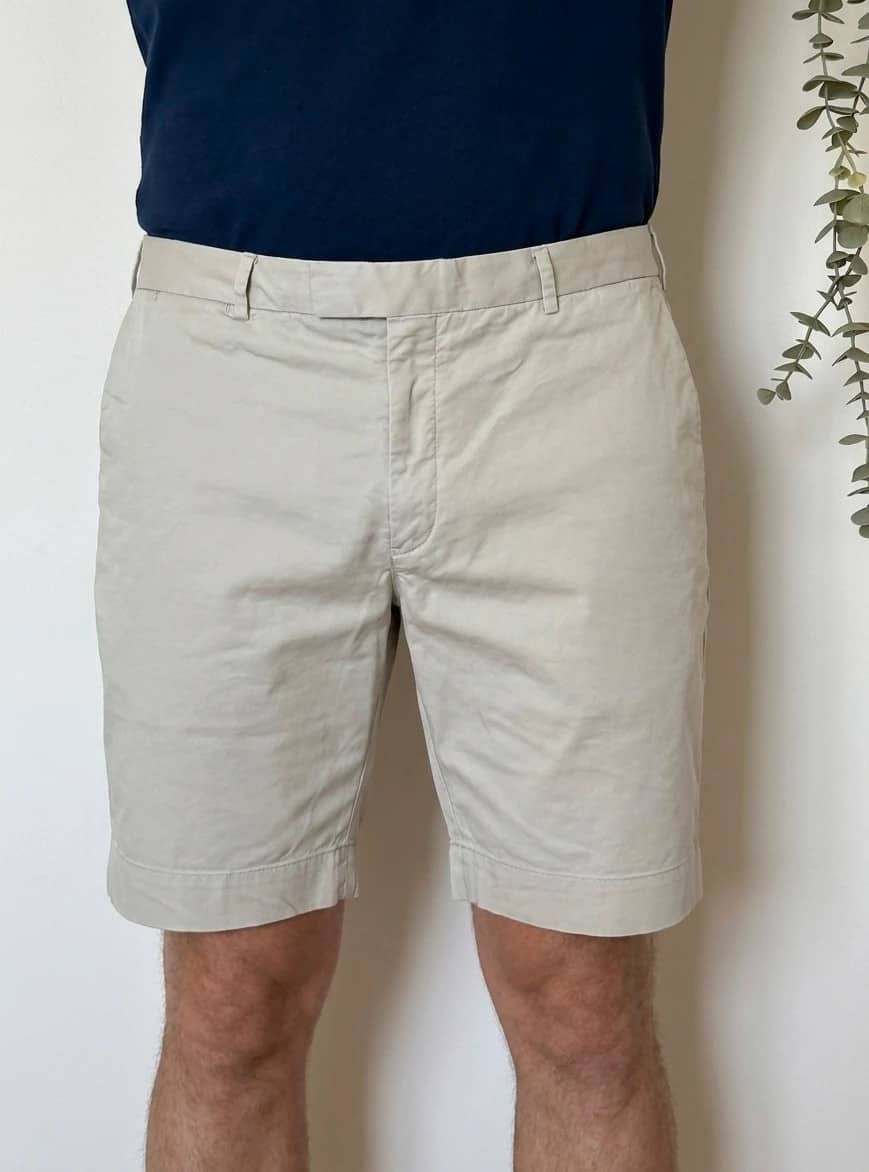 Short chino stretch slim fit Polo Ralph Lauren beige clair taille W36 - SK260629