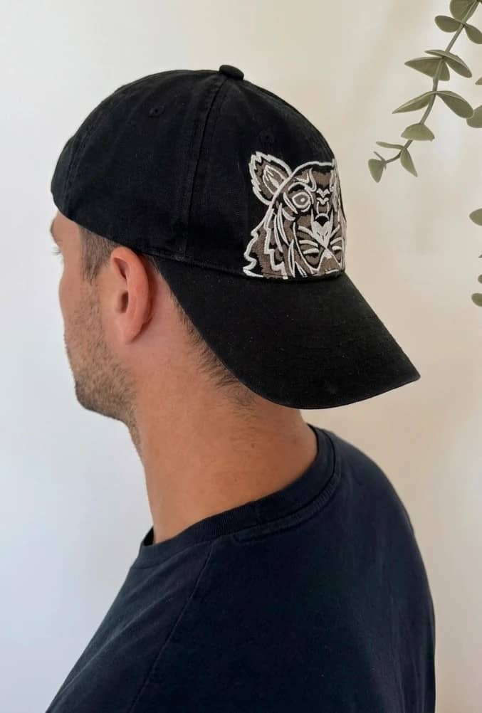 Casquette Kenzo Tiger noire brodée réglable taille unique - DN260550