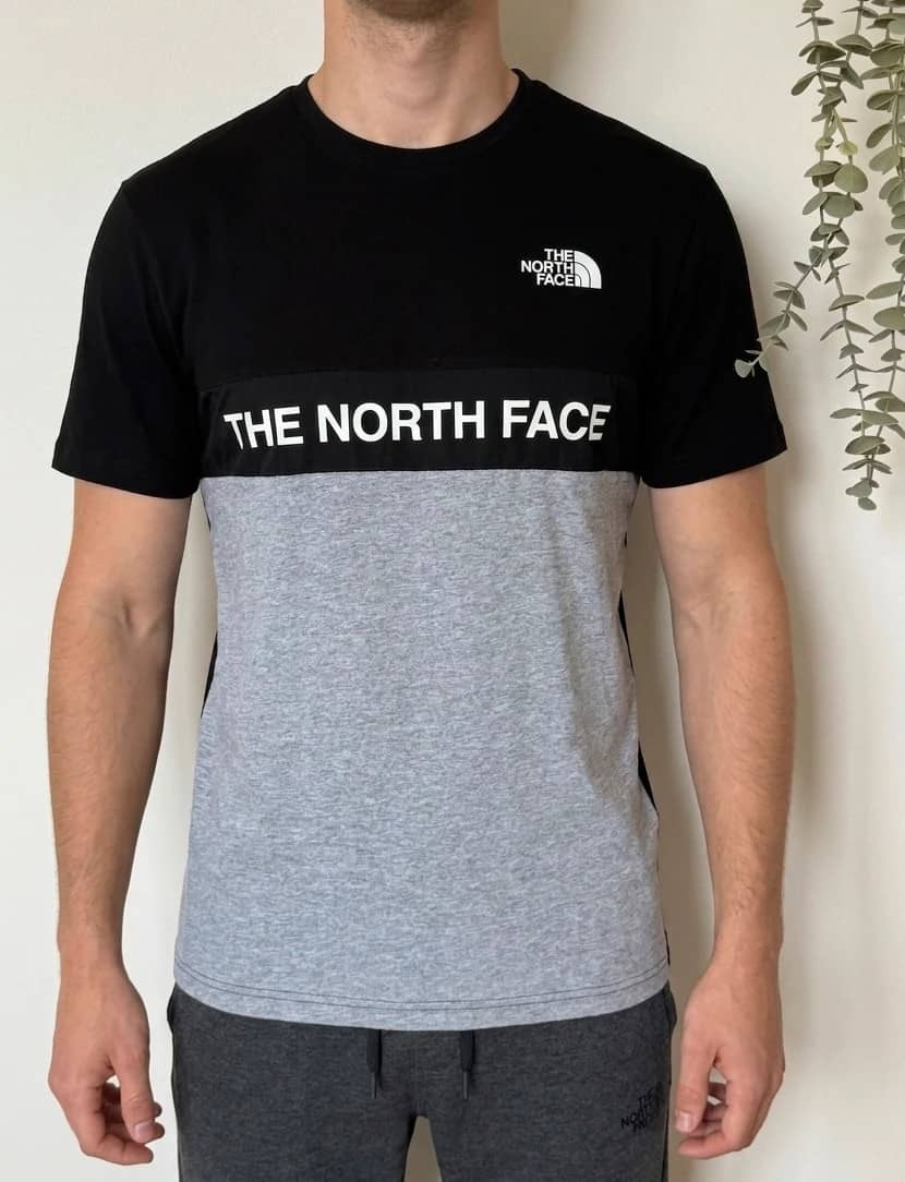 T-shirt The North Face color block noir gris taille S - FP2607111