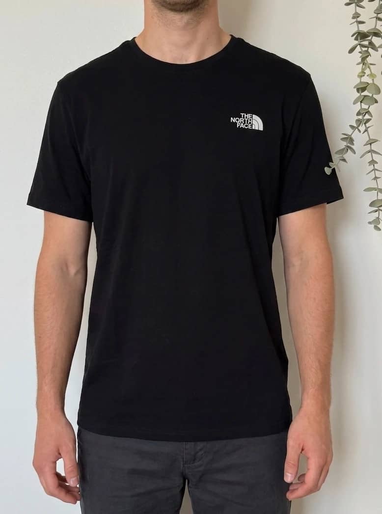 T-shirt The North Face noir logo poitrine et dos taille XL - FP260728
