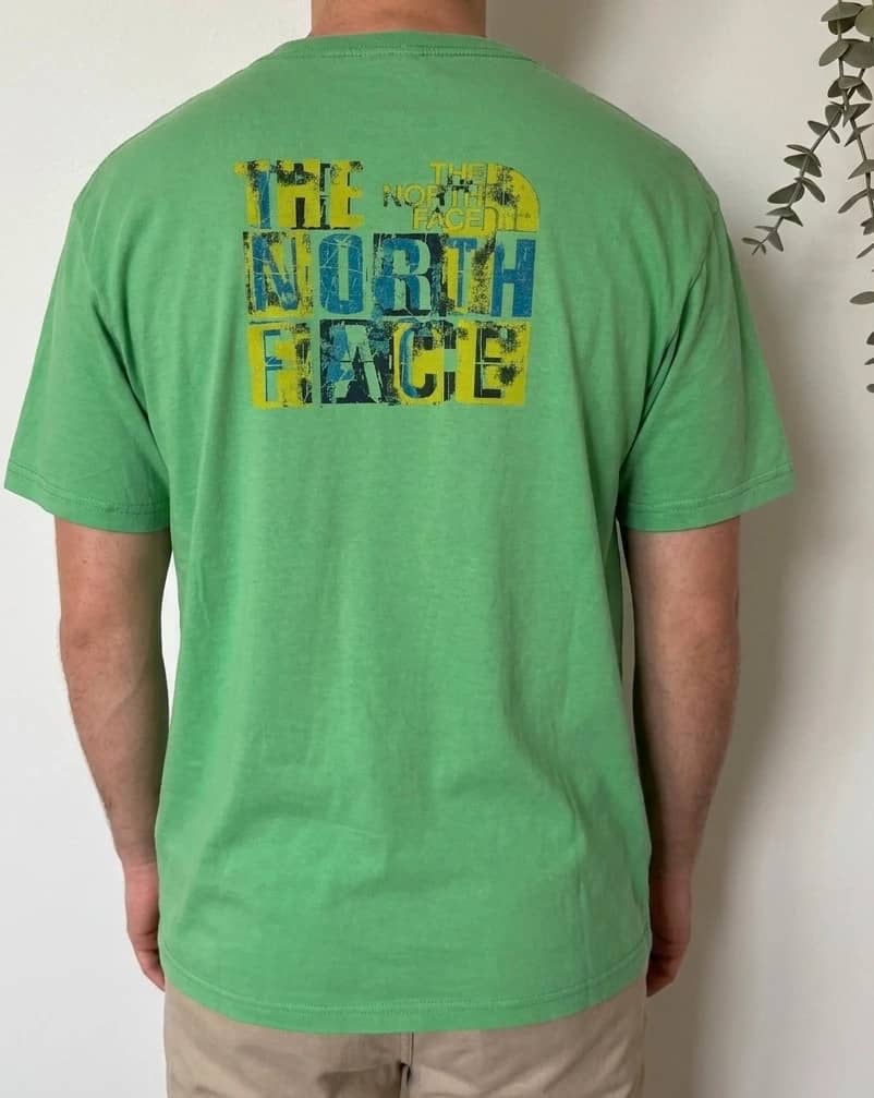 T-shirt The North Face vert big logo dos taille XL - FP260719